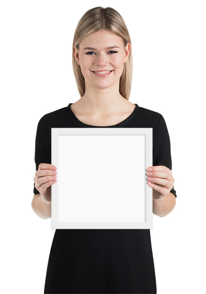White 10″×10″