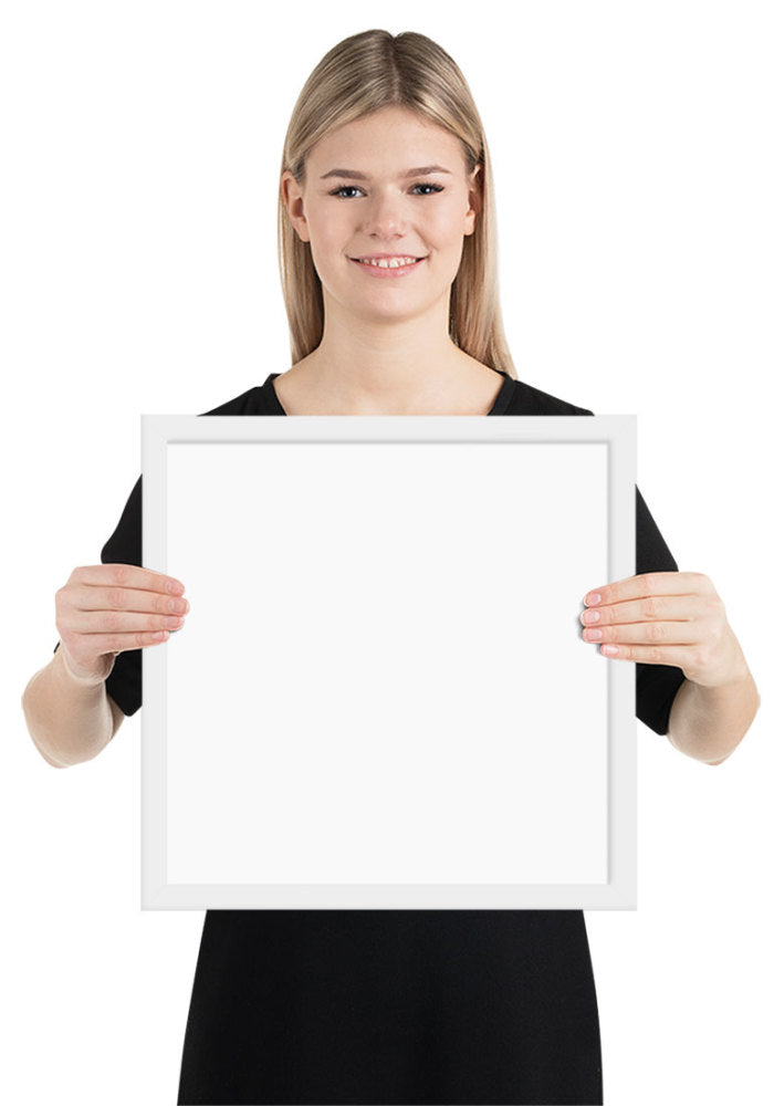 White 14″×14″