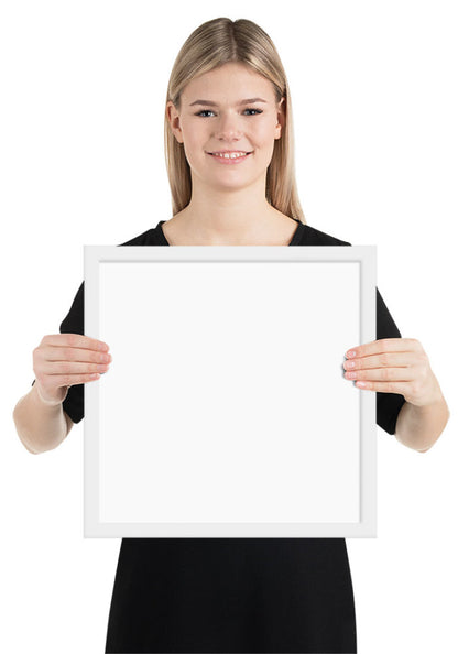 White 14″×14″