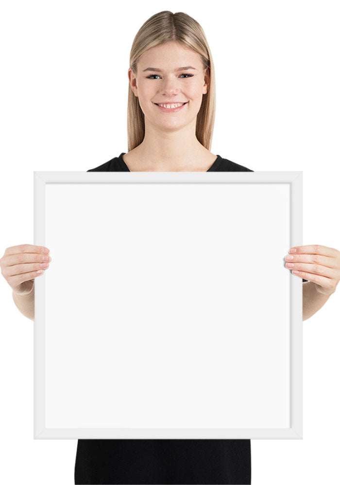 White 18″×18″