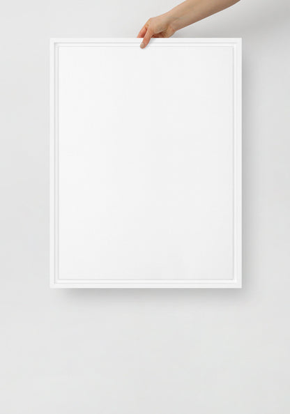 White 18″×24″
