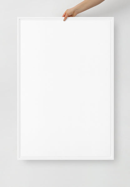 White 24″×36″