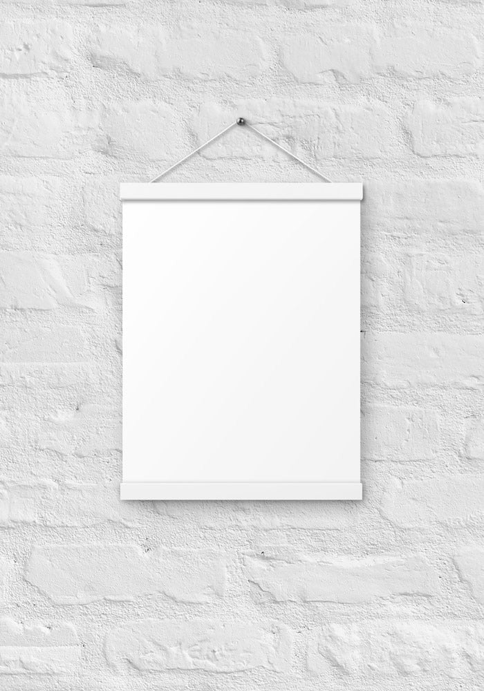 White 12″×16″