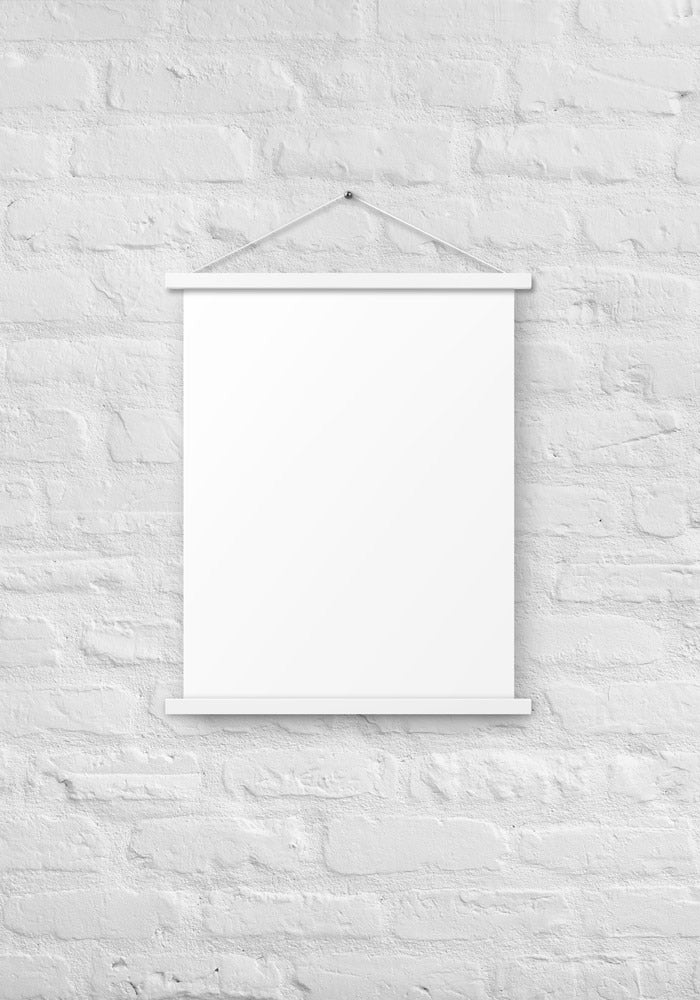 White 18″×24″