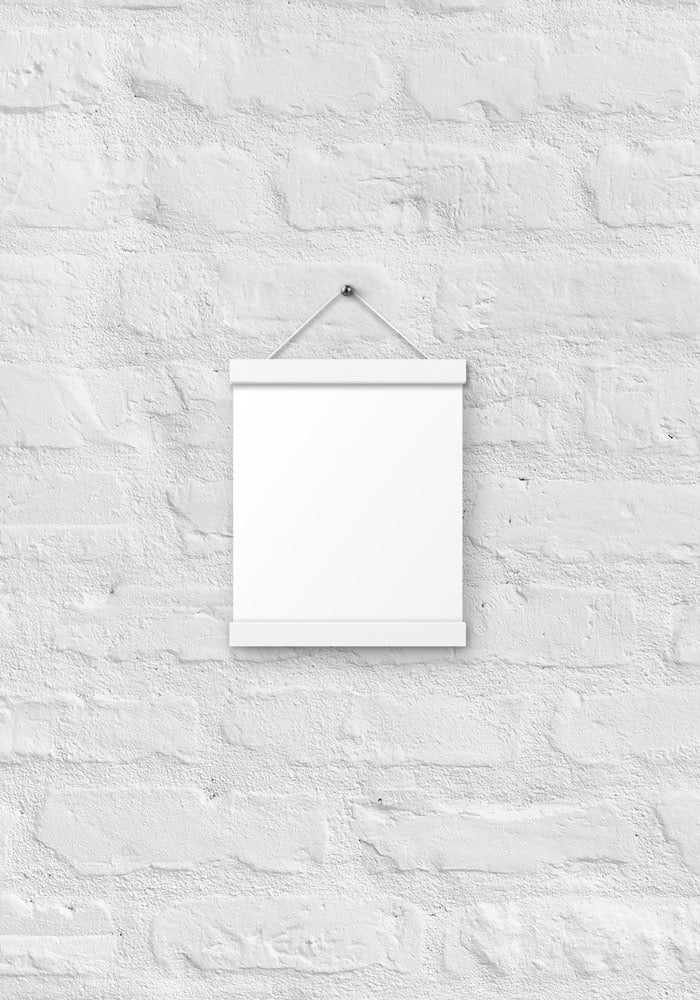 White 8″×10″