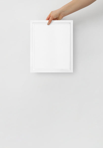 White 8″×10″
