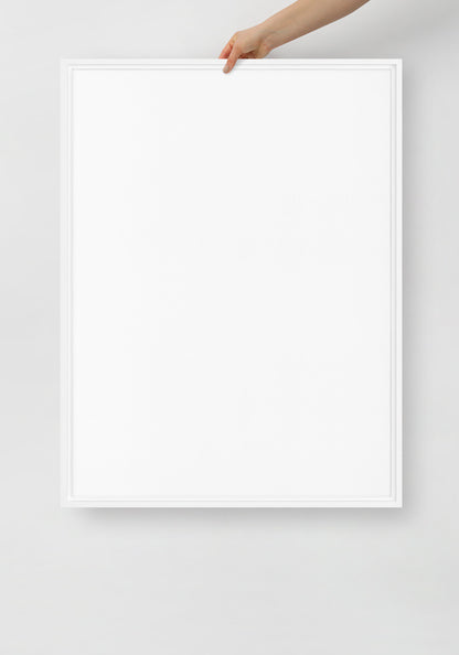 White 24″×32″